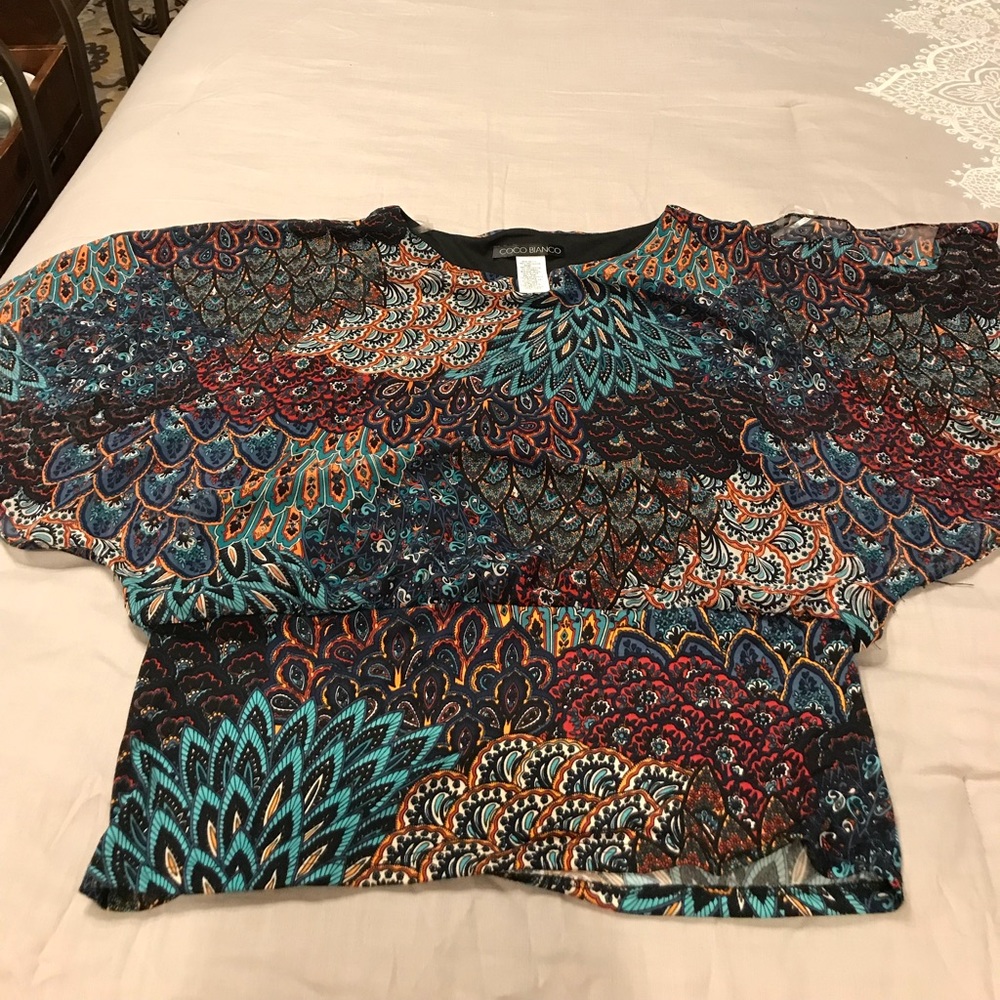 Gorgeous banded ladies blouse!
